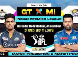 Gujarat Titans vs Mumbai Indians IPL ...