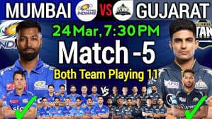 IPL 2024 | Gujarat Titans vs Mumbai ...