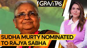 Gravitas | Indian President Nominates Sudha Murty, Rishi Sunak's Mother-in-Law, to Parliament | WION - YouTube