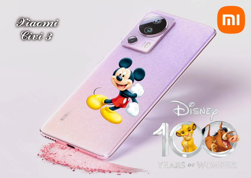 Xiaomi Civi 3 and Civi 4 Disney Special Edition Smartphones Comparison (2024)