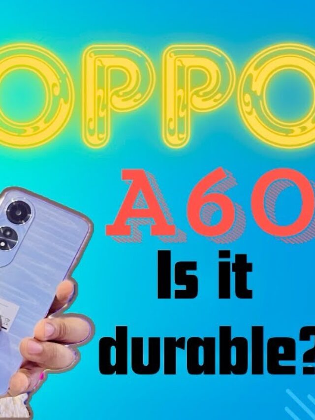 Oppo A60 smartphone with 6.67 inch,launched in  june2024